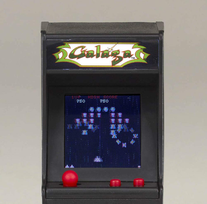 Tiny Arcade Galaga Palm-sized mini case 1/18 scale H9cm Battery Powered NEW_2