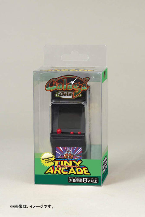 Tiny Arcade Galaga Palm-sized mini case 1/18 scale H9cm Battery Powered NEW_3