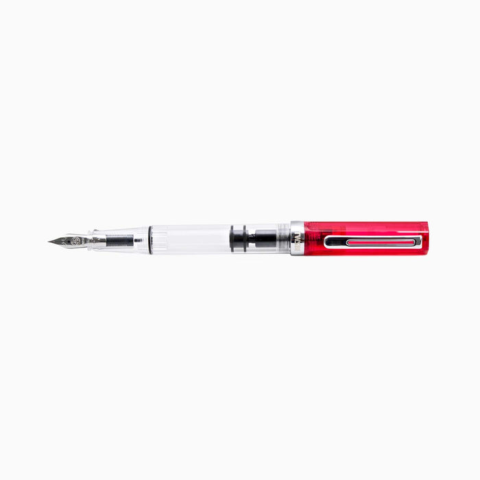 TWSBI Fountain Pen Eco Trans Blossom Red Extra Fine (EF) Point TW100056 NEW_3