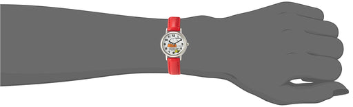 Citizen Q&Q PEANUTS Watch Analog Snoopy P003-324 Women's Red Blister Pack NEW_2