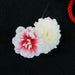 Hair ornament Set of 2-piece kk-077 Red Chirimen Tsumami crafts Made In Japan_4