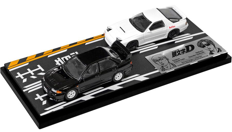MODELER'S 1/64 Initial D Set Vol.17 Vol.17 Lancer Evolution III & RX-7 MD64217_1