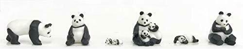 KATO Configuration Animal Series 1/87 panda family 7 body set 28-850 NEW_3