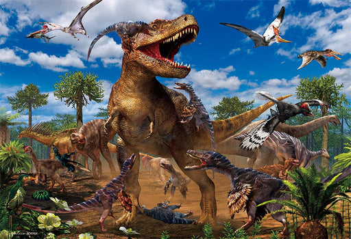 Beverly 80pc Dinosaur Jigsaw Puzzle T-Rex vs Velociraptor 26x38cm 80-002 NEW_2
