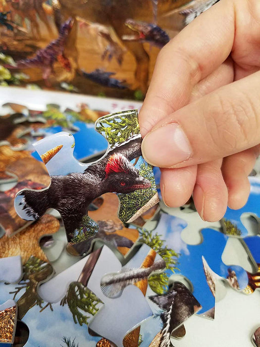 Beverly 80pc Dinosaur Jigsaw Puzzle T-Rex vs Velociraptor 26x38cm 80-002 NEW_5