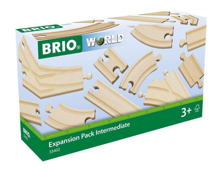 BRIO Additional Track Set 2 33402 Curved point rails and 90mm curved rails incl._1