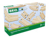 BRIO Additional Track Set 2 33402 Curved point rails and 90mm curved rails incl._1