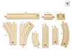 BRIO Additional Track Set 2 33402 Curved point rails and 90mm curved rails incl._3