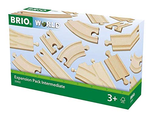 BRIO Additional Track Set 2 33402 Curved point rails and 90mm curved rails incl._4