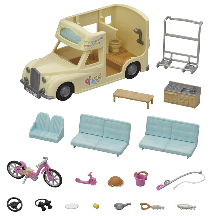 EPOCH Sylvanian Families Otomari Camper for Everyone Vehicle KO-63 DollFurniture_3