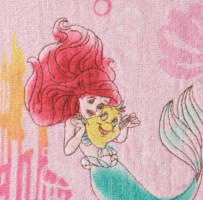 Disney Princess Little Mermaid Ariel Hand Towel Water Ariel Cotton 2005083700_2