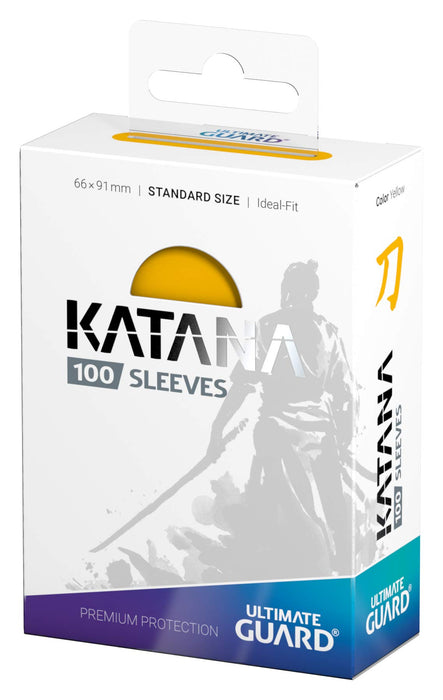 Ultimate Guard Katana Standard Size Card Sleeves Yellow 100 ct. PVC UGD010897_3