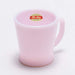 Fire-King D Handle Mug Roseite Micro Wave Safe Glass Rose-ite Pink Sakura NEW_4
