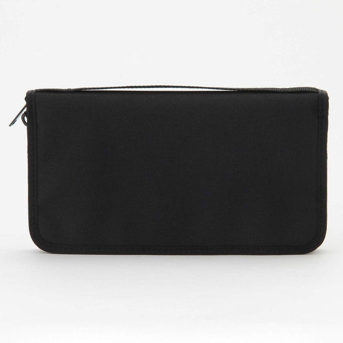 Muji Polyester Passport Case with Clear Pocket Black 23.5x13x2.5cm 38743668 NEW_2