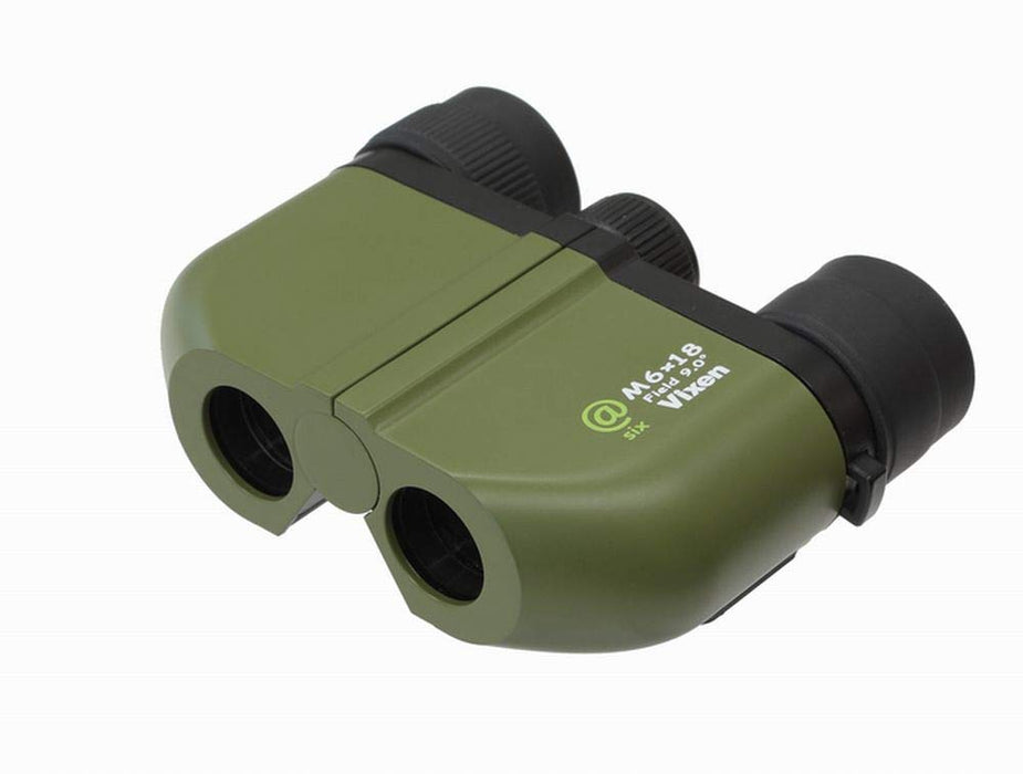 Vixen 6x binoculars at series Moss Green & Black at6 M6x18 14642-0 Compact NEW_1