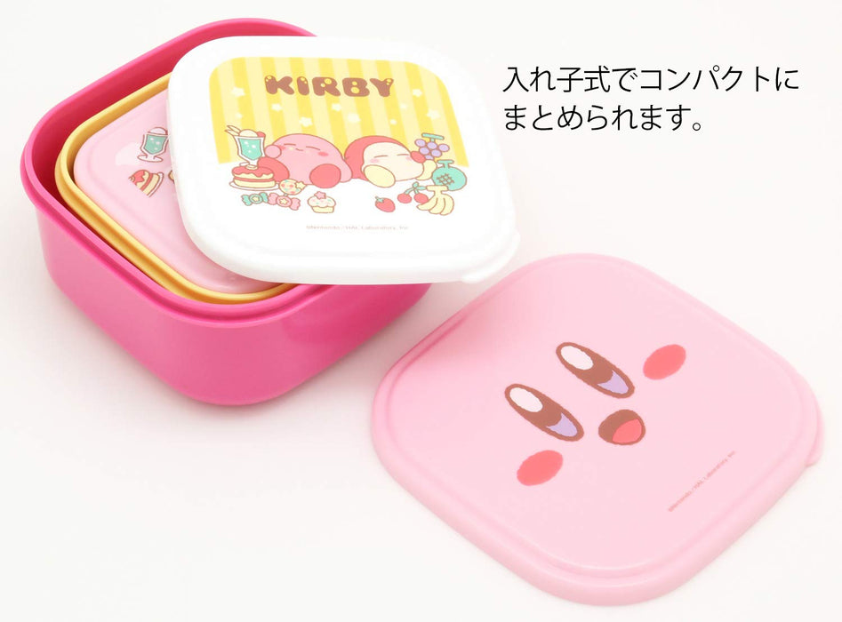 OSK Kirby's Dream Land Lunch Box Set of 3 Cases SSP-31 Container Made in Japan_3