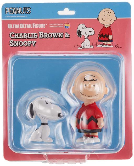 UDF PEANUTS Series 10. Charlie Brown & Snoopy Figure Set 89/57mm JAN198905 NEW_2