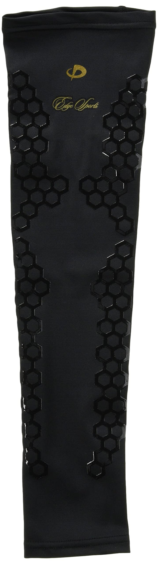 Phiten x edge sports aqua titanium arm supporters IV black L pea2003 Polyester_1