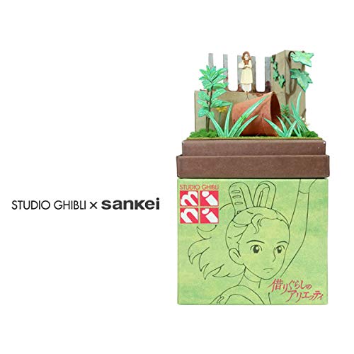 Sankei Studio Ghibli Mini Borrower Arrietty Weird Paper Craft MP07-104 Level 2_7