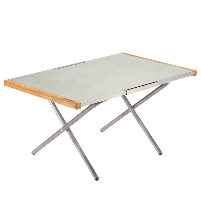 Uniflame Fire Table Large 682111 70x45x37Hcm Foldable Stainless Steel Top Board_1