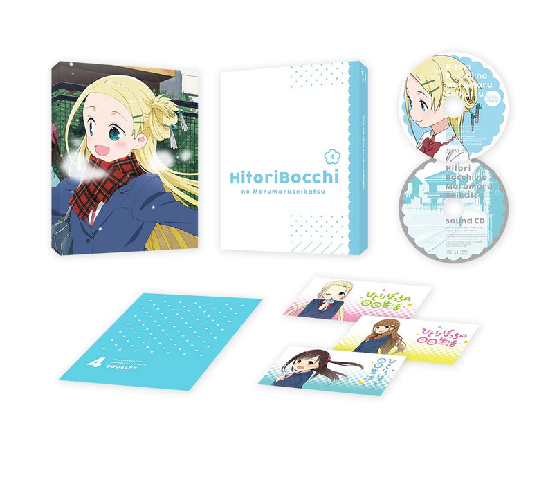 Hitori Bocchi no Marumaru Seikatsu Vol.4 [Blu-ray+CD+Booklet] ZMXZ-13174 NEW_1
