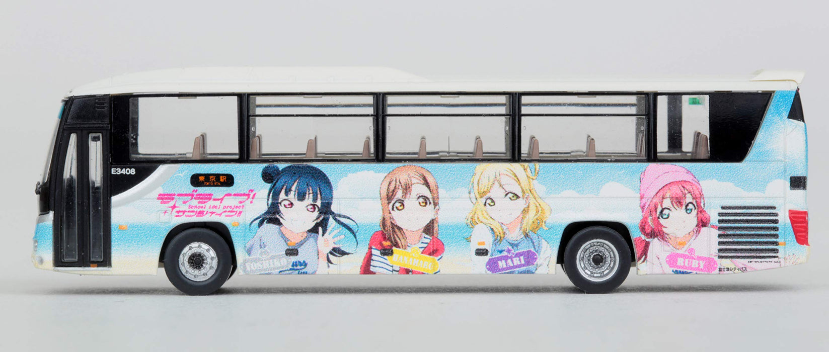 Tomytec Bus Collection Fujikyu Love Live! Sunshine!! Wrapping Bus 1/150 301615_3