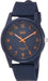 Citizen Q&Q Watch Analog Waterproof Urethane Belt VS40-012 Navy Water Resist NEW_1
