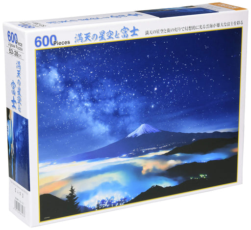 BEVERLY 600 Piece Jigsaw Puzzle Starry Sky and Mt. Fuji 38x53cm ‎66-127 NEW_1