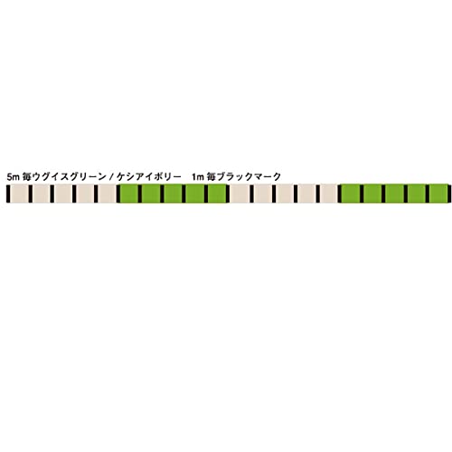 YGK TAI Rubber Custom PE BORNRUSH X8 400m #0.5 12lb Uguisu Green/Keshi Ivory NEW_2