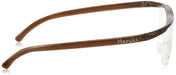 Hazuki Loupe large 1.6x clear lens Brown Acrylic Lens Glasses Type with Case NEW_3