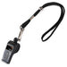 FINTA Soccer Futsal Referee Whistle FT5173 Plastic Black with Neck Strap NEW_1