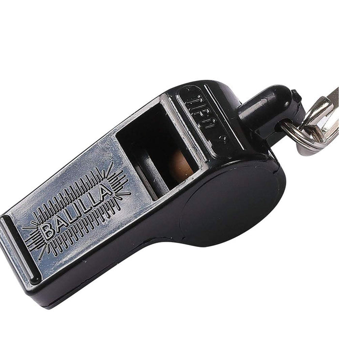 FINTA Soccer Futsal Referee Whistle FT5173 Plastic Black with Neck Strap NEW_3