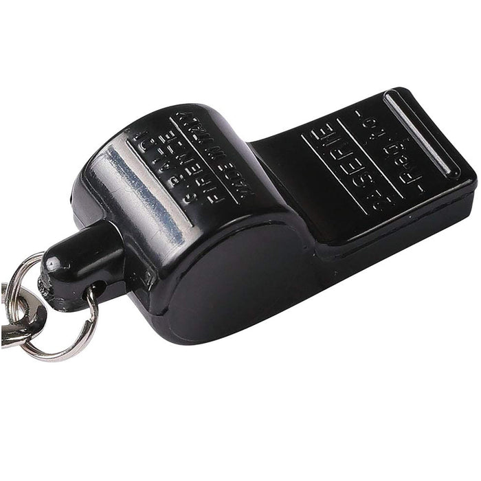 FINTA Soccer Futsal Referee Whistle FT5173 Plastic Black with Neck Strap NEW_4