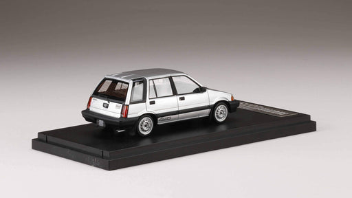 MARK43 1/43 Honda CIVIC SHUTTLE 4WD M AR 1984 Silver Model Car PM43121MS NEW_2