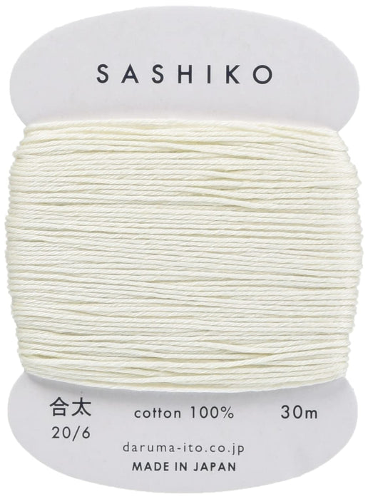 Daruma Sashiko Thread Card Roll Col.202 30m 01-2410 Hand Wash Only Cotton NEW_1