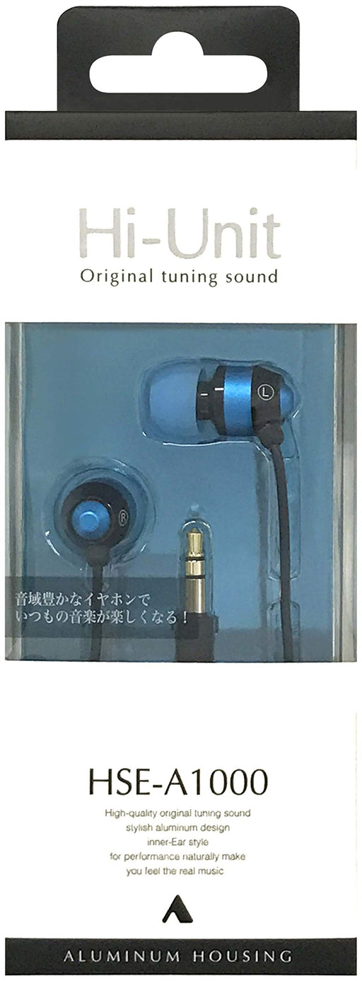 e earphone x Alpex HSE Series Canal type Earphone Pastel Blue HSE-A1000PB NEW_2