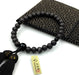 Urushi Product Japanese Buddhist Prayer Beads JUZU for Men Ebony Made in Japan_1
