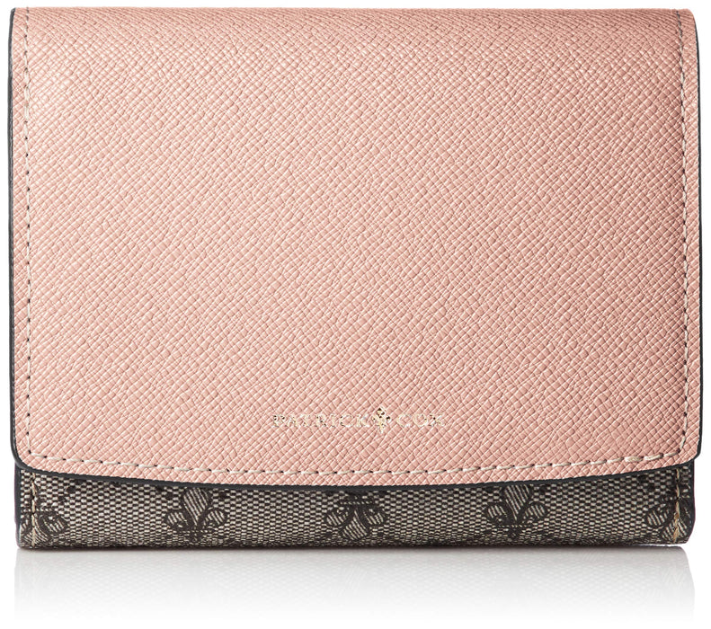 Patrick Cox Wallet Rich Lily pattern print PVC & cowhide combi Compact PXLW7LS1_1