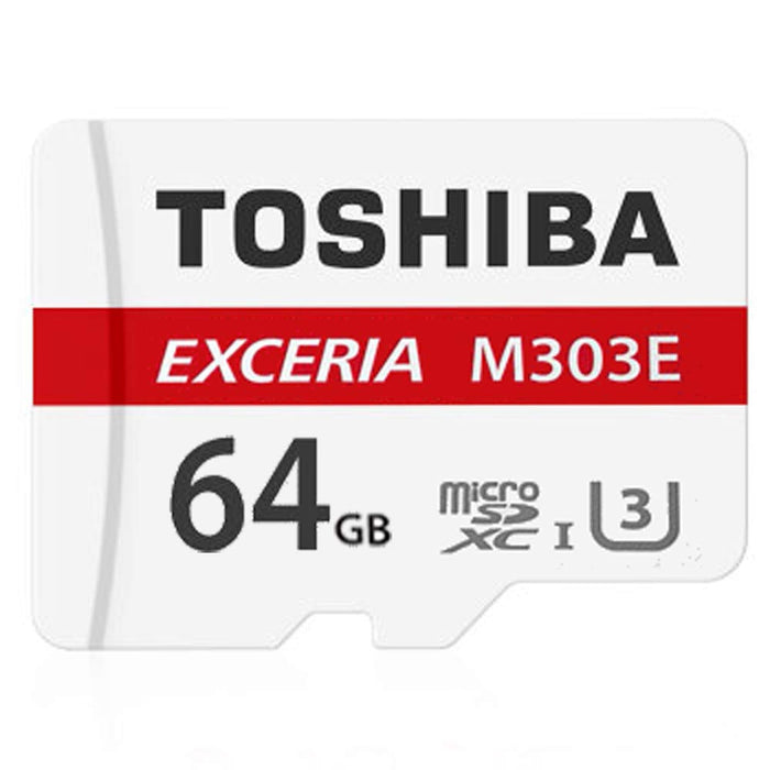 64GB high durability microSDXC card TOSHIBA EXCERIA w/SD adapter THN-M303E0640A2_1