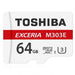 64GB high durability microSDXC card TOSHIBA EXCERIA w/SD adapter THN-M303E0640A2_1