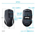 SANWA SUPPLY MA-WBL157 Wireless Charging Mouse MA-WBL157BK w/Reciever, Cable NEW_2