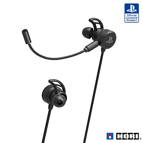 Hori Gaming Headset In-Ear for PS4 PS5 Black In-line microphone PS4-148 NEW_1