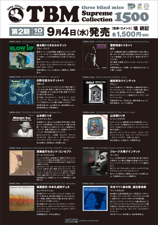 [CD] CONVERSATION Nomal Edition INABA & NAKAMURA DUO CMRS51 Modern Jazz NEW_2