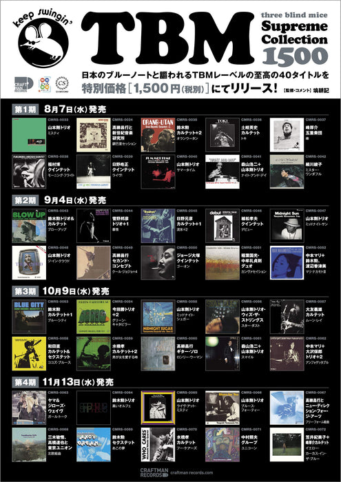 [CD] Blow Up Music Nomal Edition Isao Suzuki Trio & Quartet CMRS-43 Jazz NEW_3