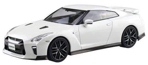 Aoshima 1/32 Snap Kit Series Nissan GT-R Brilliant White Pearl Model Kit 07-B_1