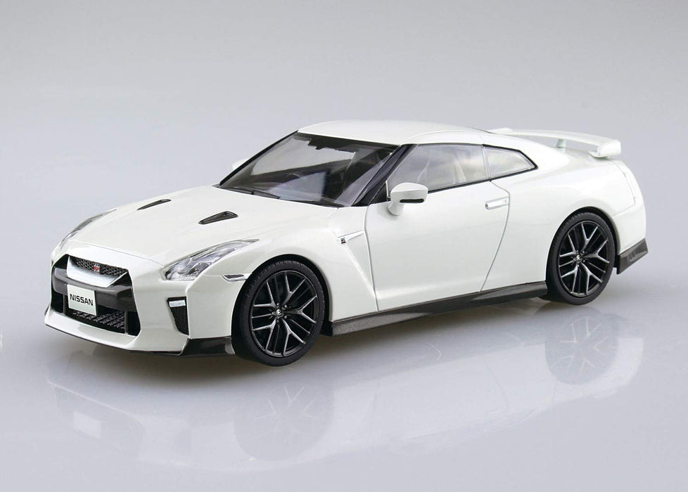 Aoshima 1/32 Snap Kit Series Nissan GT-R Brilliant White Pearl Model Kit 07-B_3