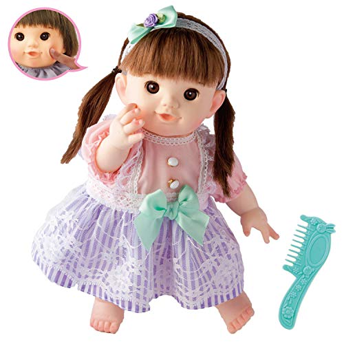 Long Hair Popo-chan Doll with Mini Hair Comb & Headdress Figure ‎AI-371 PEOPLE_1