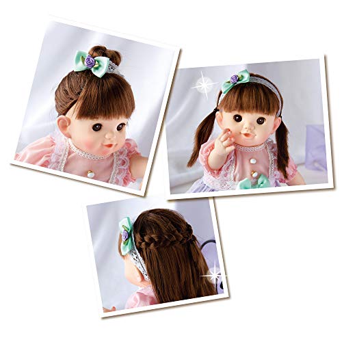 Long Hair Popo-chan Doll with Mini Hair Comb & Headdress Figure ‎AI-371 PEOPLE_5