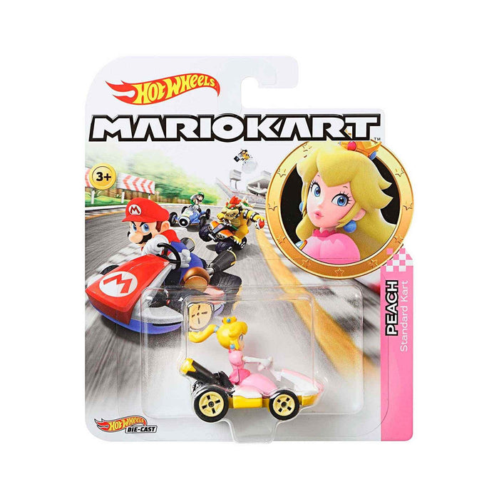 Hot Wheels GBG28 Mario Kart Princess Peach in Regular Kart Toy Car Single Item_1
