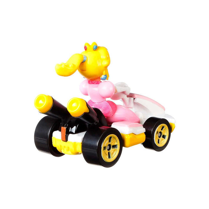 Hot Wheels GBG28 Mario Kart Princess Peach in Regular Kart Toy Car Single Item_3